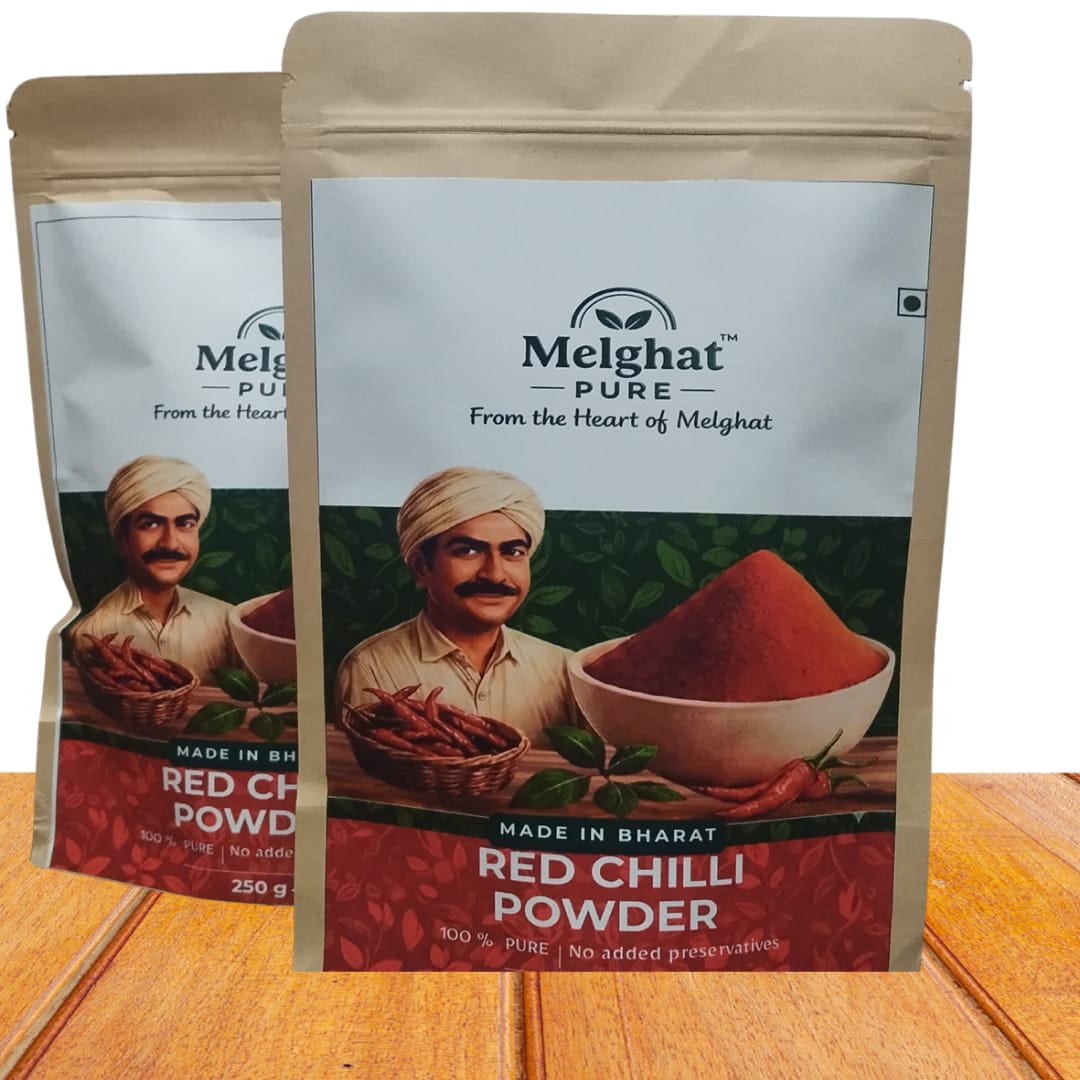 Melghat Pure Red Chilli Powder, 500Grams
