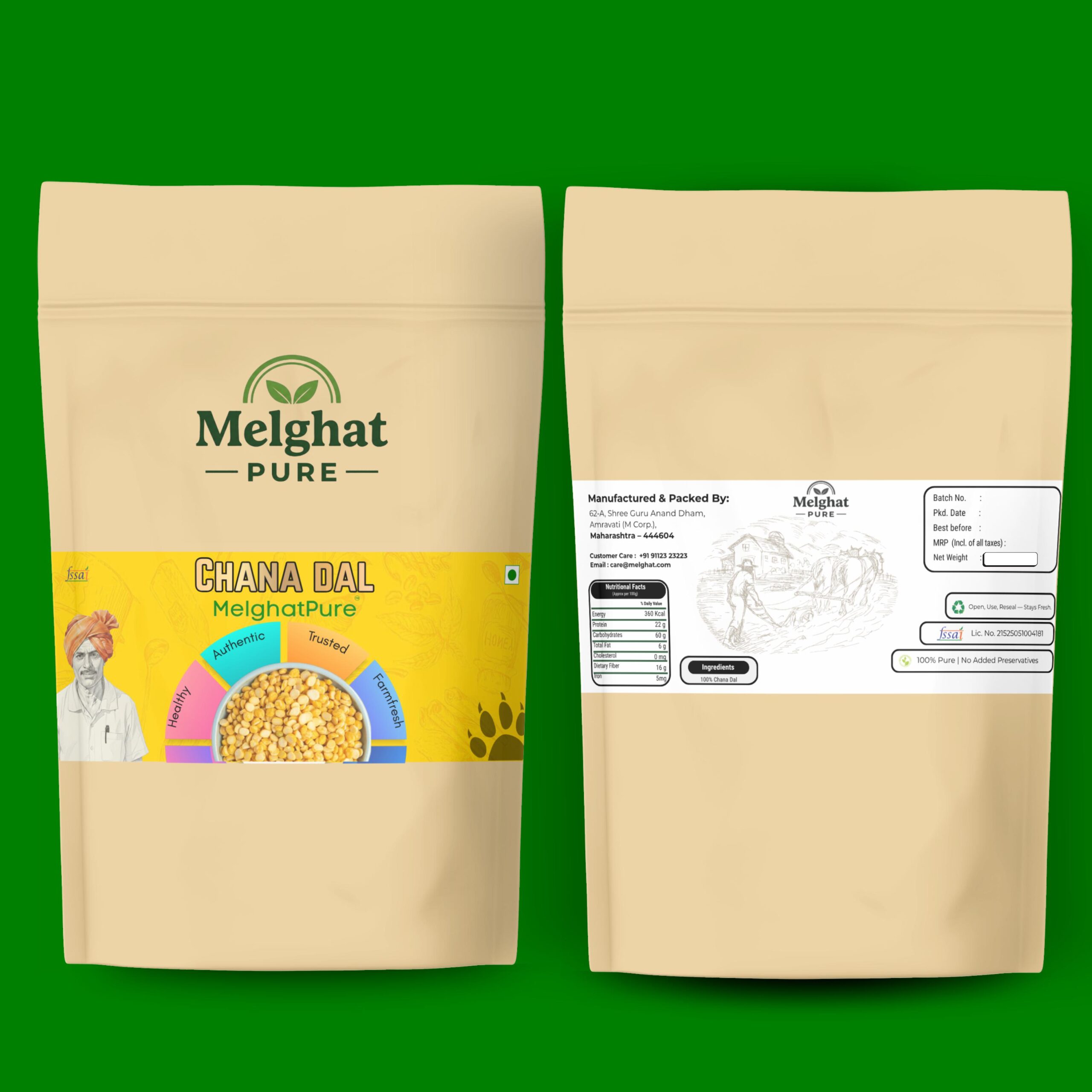 Melghat Pure Chana Dal – 500 g - Image 4